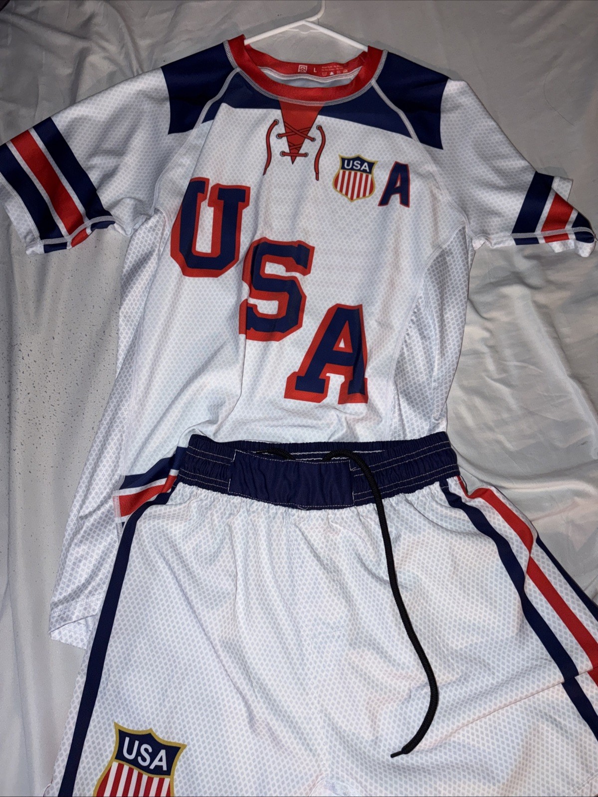 Jiu Jitsu USA Hockey Rashguard, Size L/M BJJFanatics