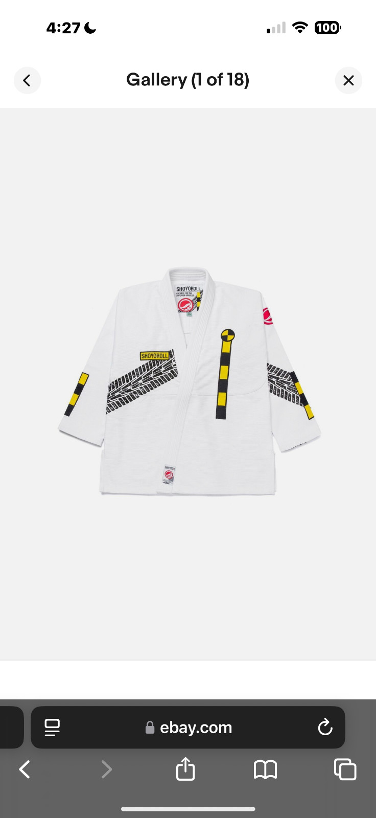 Brand New Never Worn A2 Shoyoroll High Impact Gi White