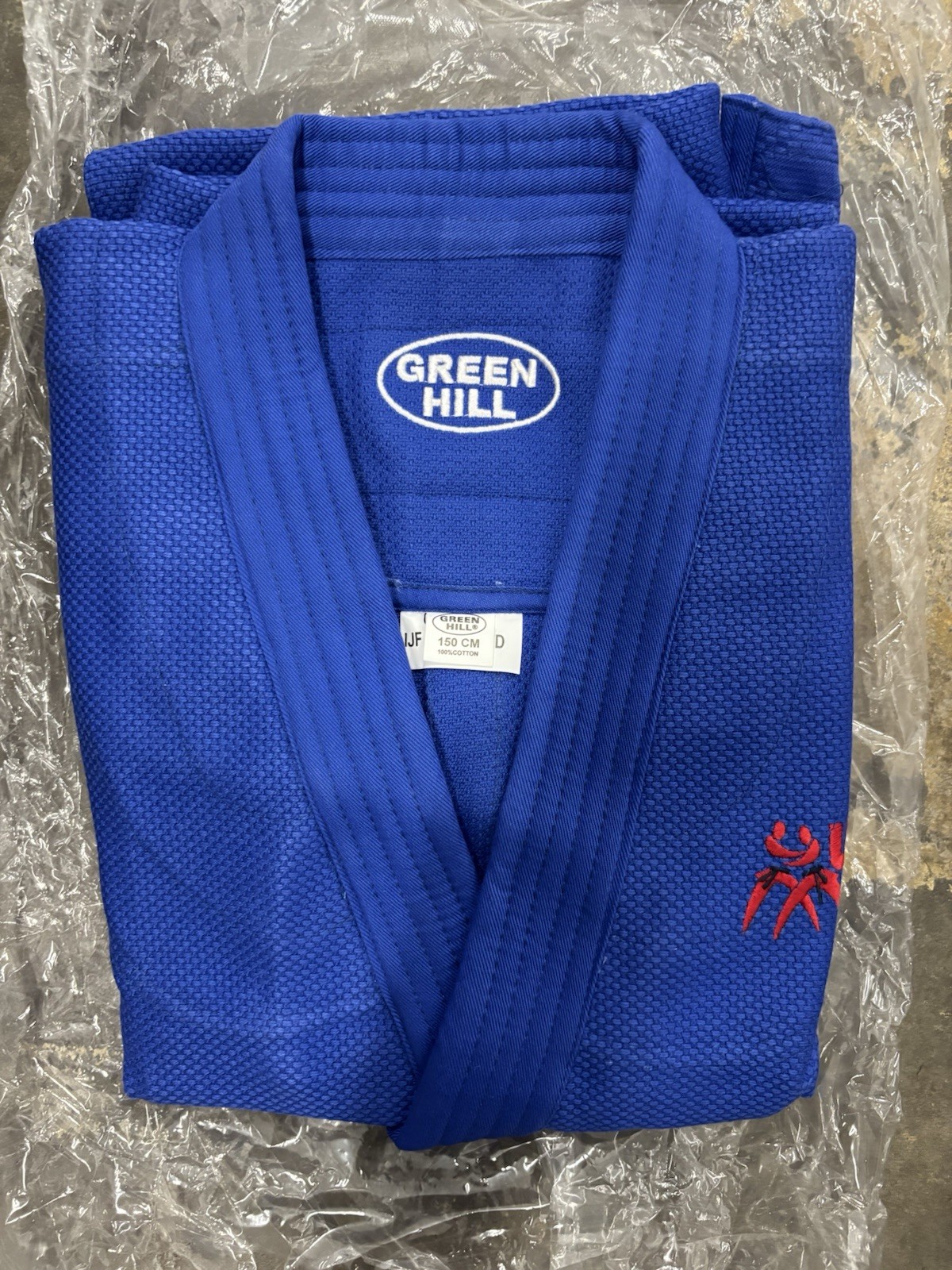 GREEN HILL JUDO SUIT “PROFESSIONAL” IJF APPROVED (BLUE) 140cm