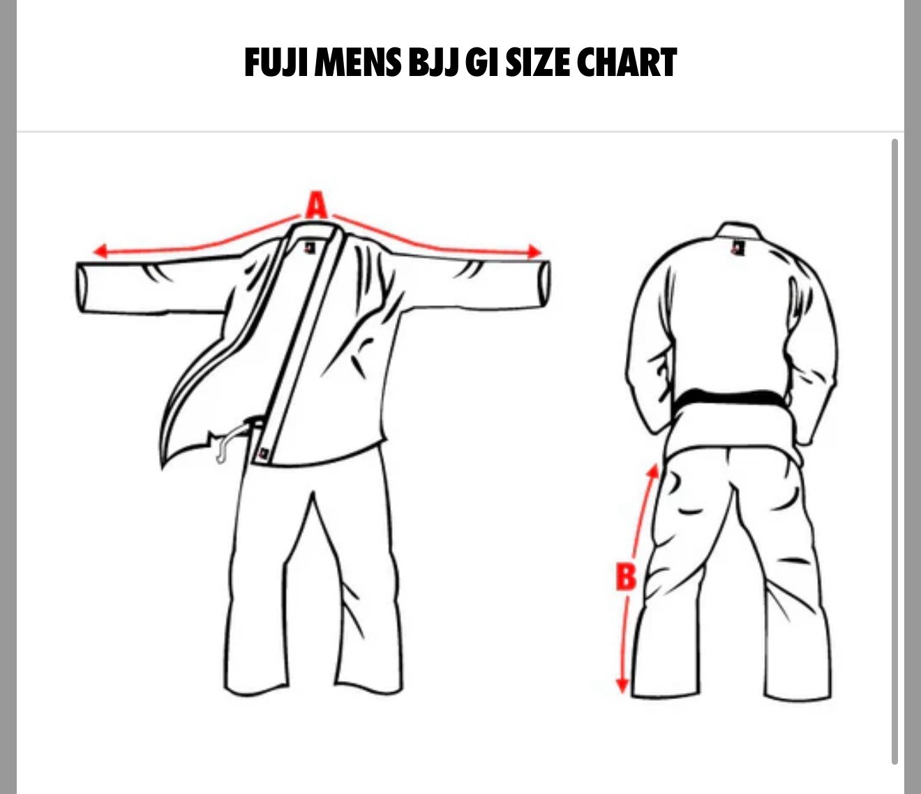 New Fuji Sports All Around Mens Brazilian Jiu Jitsu Gi Jiu-Jitsu BJJ – Black A1