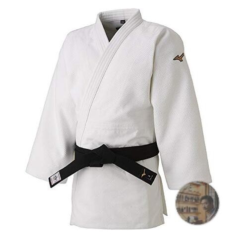 Mizuno Judo Uniform Jacket Unisex White Cotton Size 1.5 New 22JA8A01