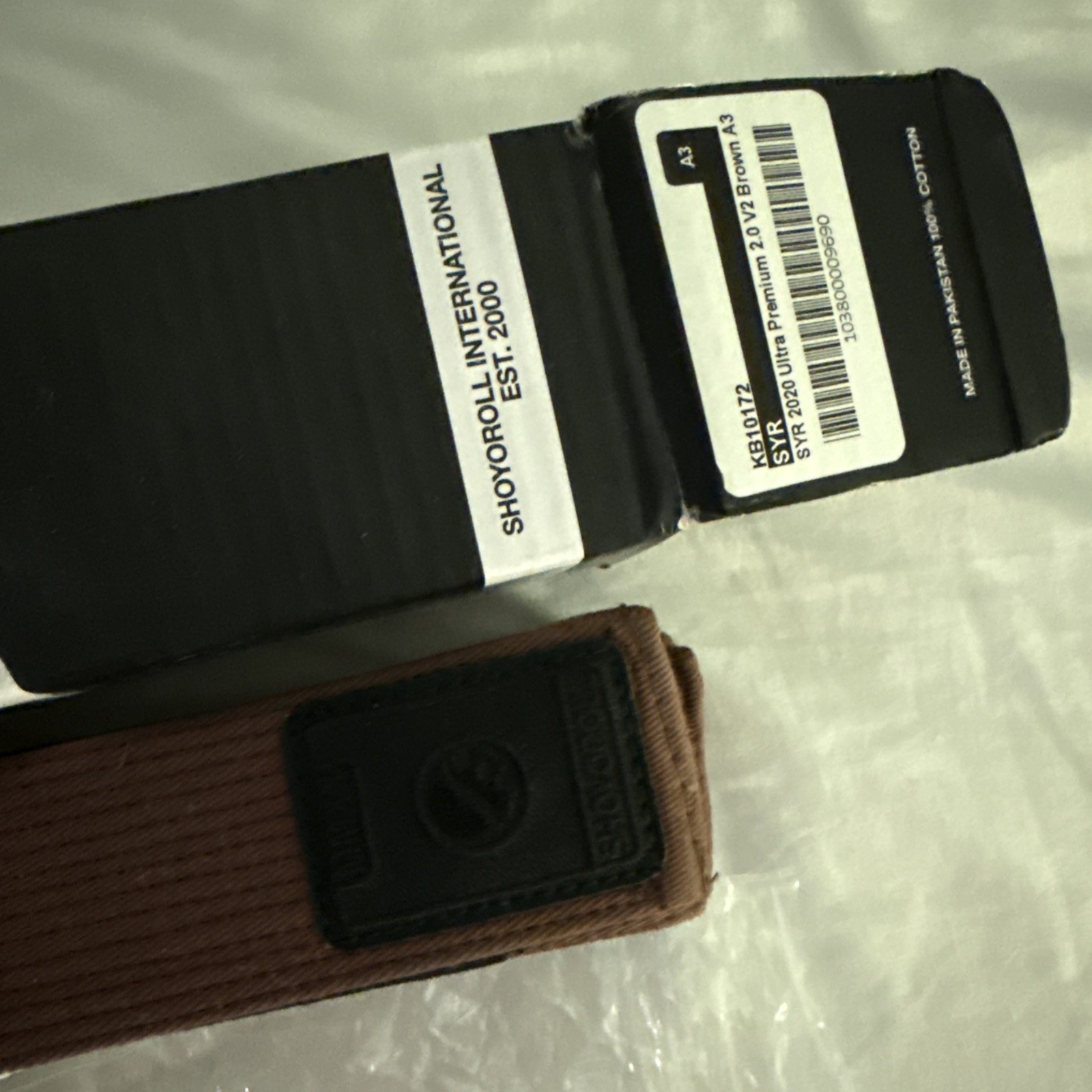 Shoyoroll SYR Ultra Premium 2.0 V2 Brown Belt A3 BJJ NEW 2020 Authentic Receipt