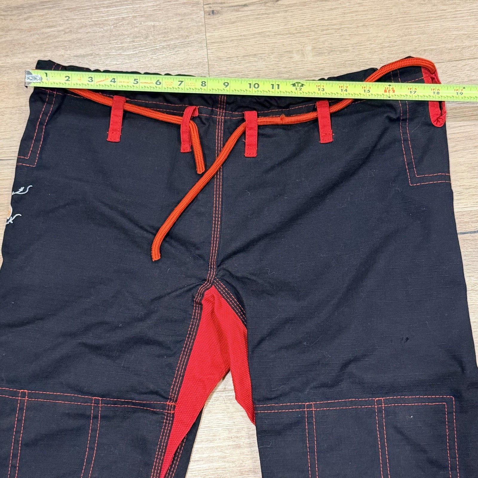 Warrior BJJ Gi A0 Black Red Brazilian Jiu Jitsu Kimono Uniform Youth Adult XS
