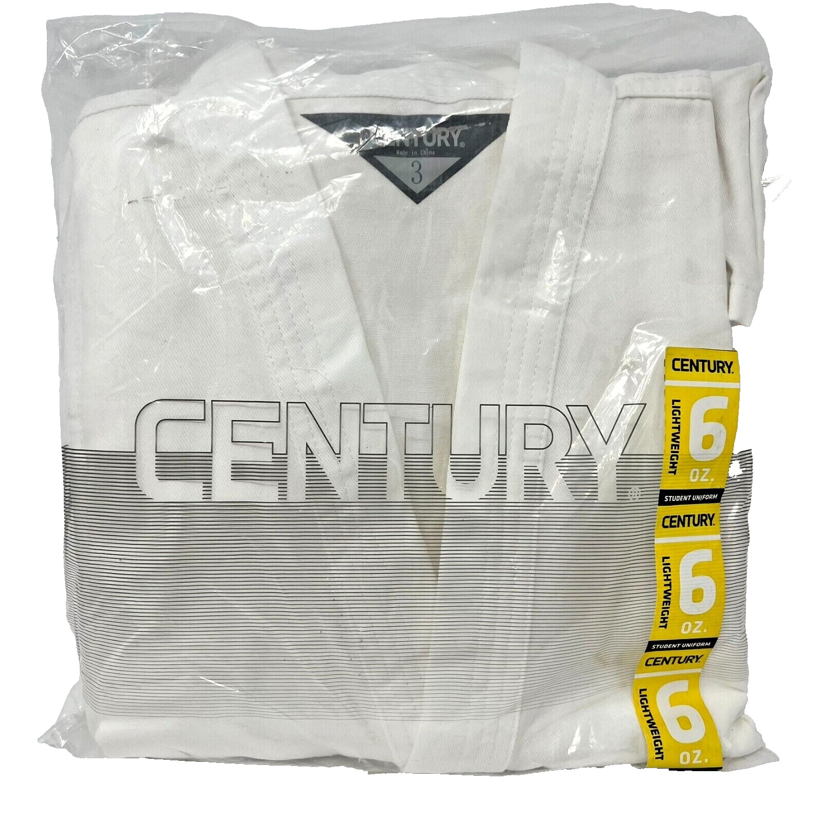 New Century White 6oz Lightweight Martial Arts Uniform Gi Size 6 Adult Small
