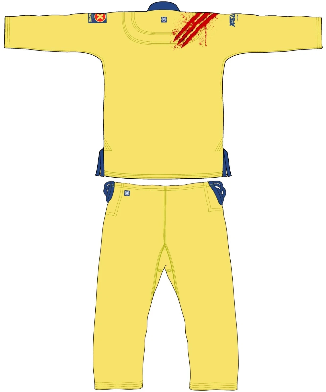 Logan 2.0 X-Guard A2L Yellow Gold BJJ Jiu Jitsu Gi