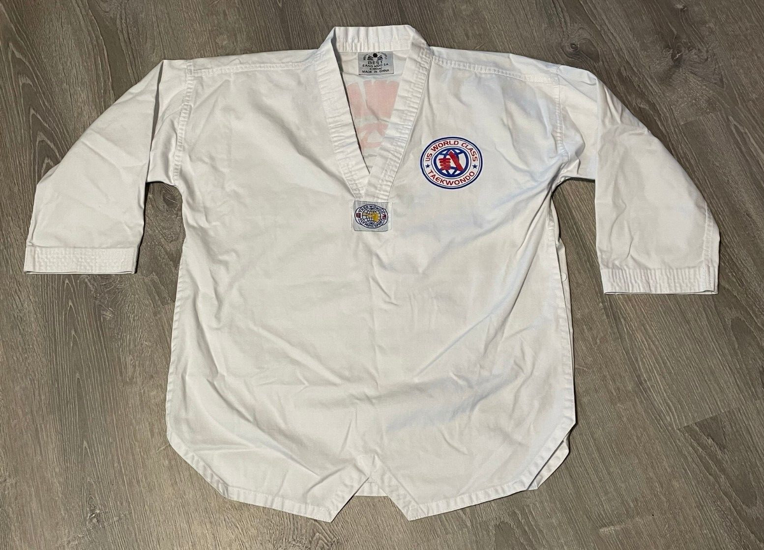 Best Sang Moo Sa Martial Arts US World Class Taekwondo uniform GI shirt adult 4
