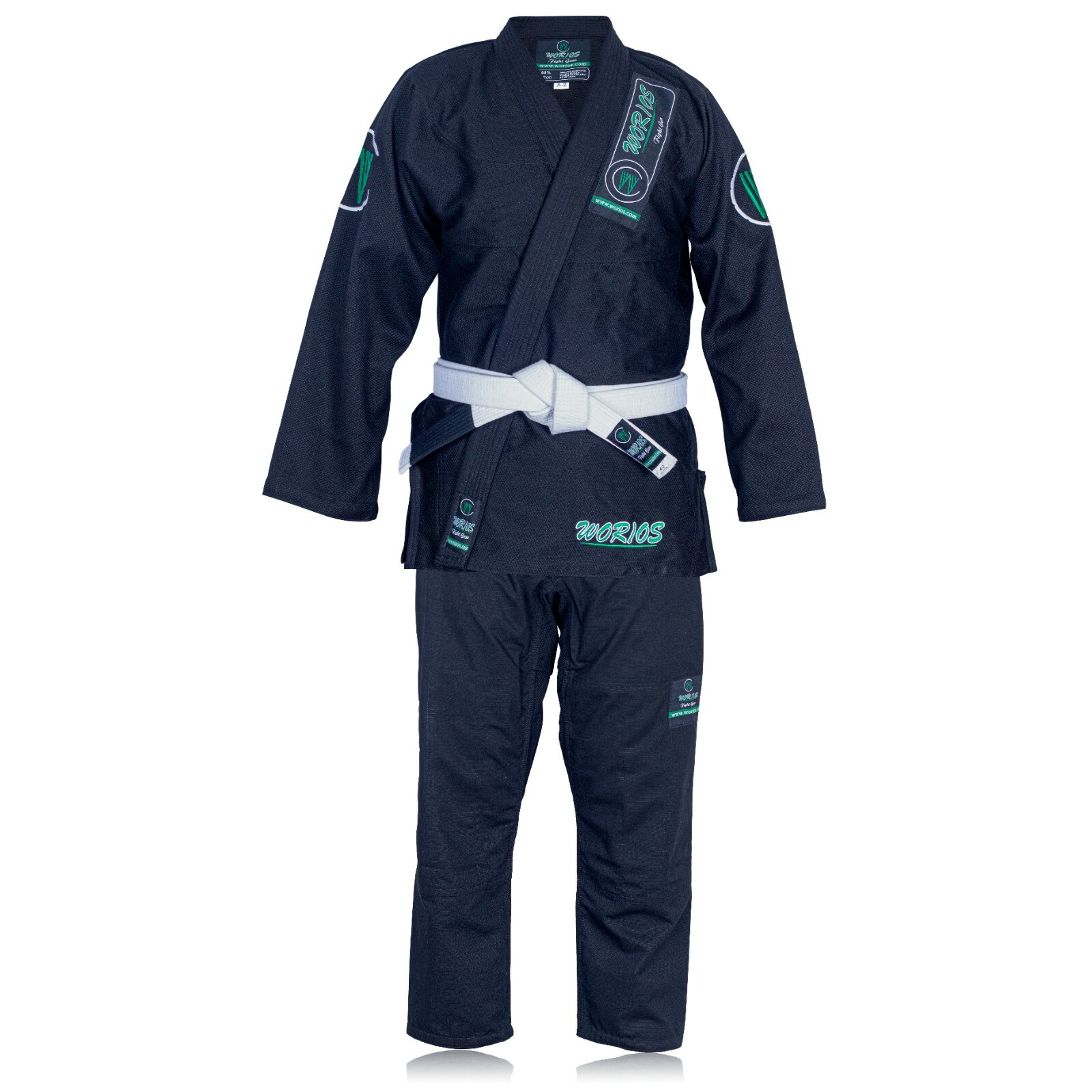 Worios Competition I Brazilian JiuJitsu Grappling Gi Black