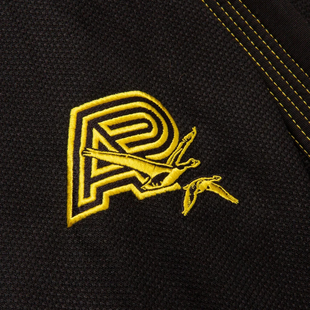 Albino and Preto A&P x DOUBLE GOOSE KIMONO Black BJJ Gi JIU JITSU Kimono 450 GSM