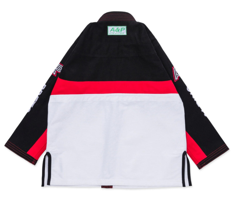 Albino & Preto Accelerate Pearl Weave with Canvas Trims Reserve BJJ Quality Gi
