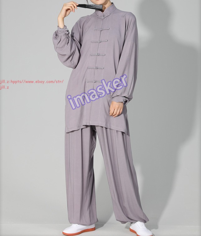 Tai Chi Uniform Kung Fu Martial Arts Suit Wing Chun Wushu Outfit Cotton Clothes