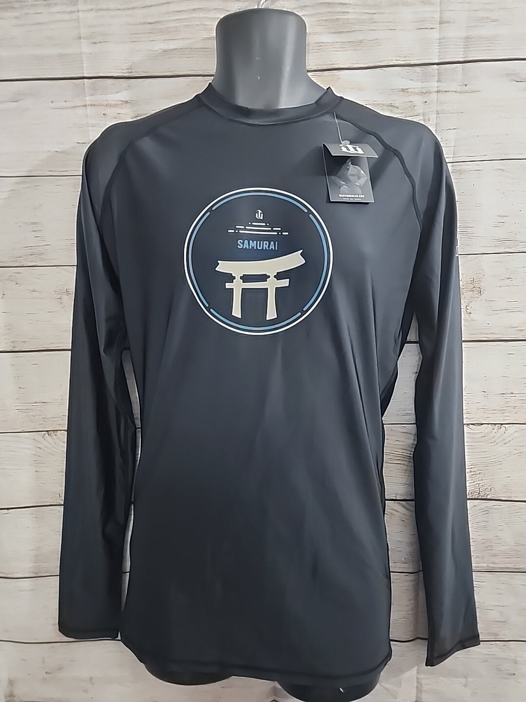NWT War Tribe Jiu Jitsu Gear Long Sleeve Rash Guard Samurai – Men’s 2XL (G2)