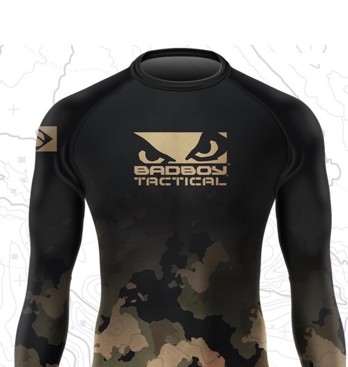 New Bad Boy Tactical Rashguard Camo Gi MMA BJJ Jiu Jitsu Made in Brazil Adult