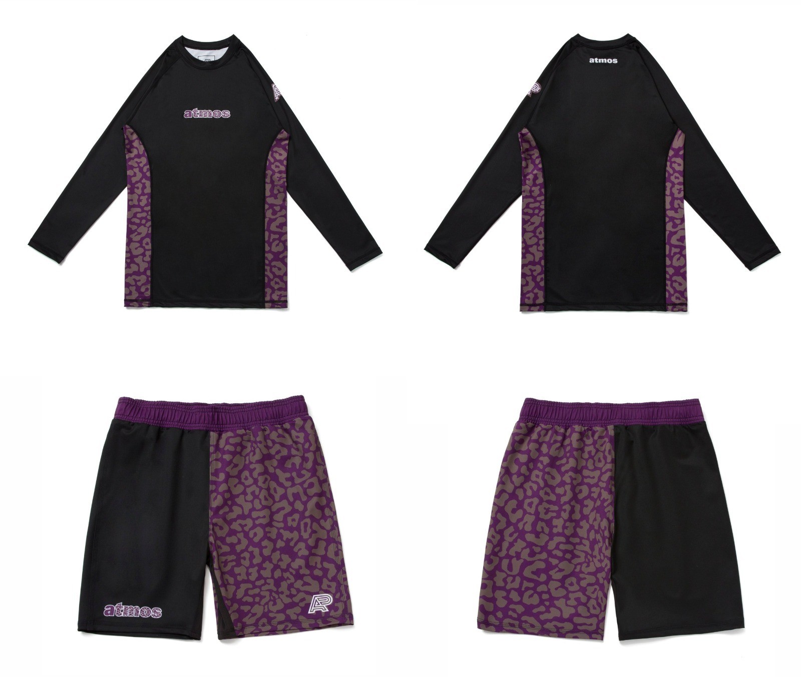 Albino and Preto X atmos® Rash Guard LS Loose Short No Gi Kimono BJJ Competitor