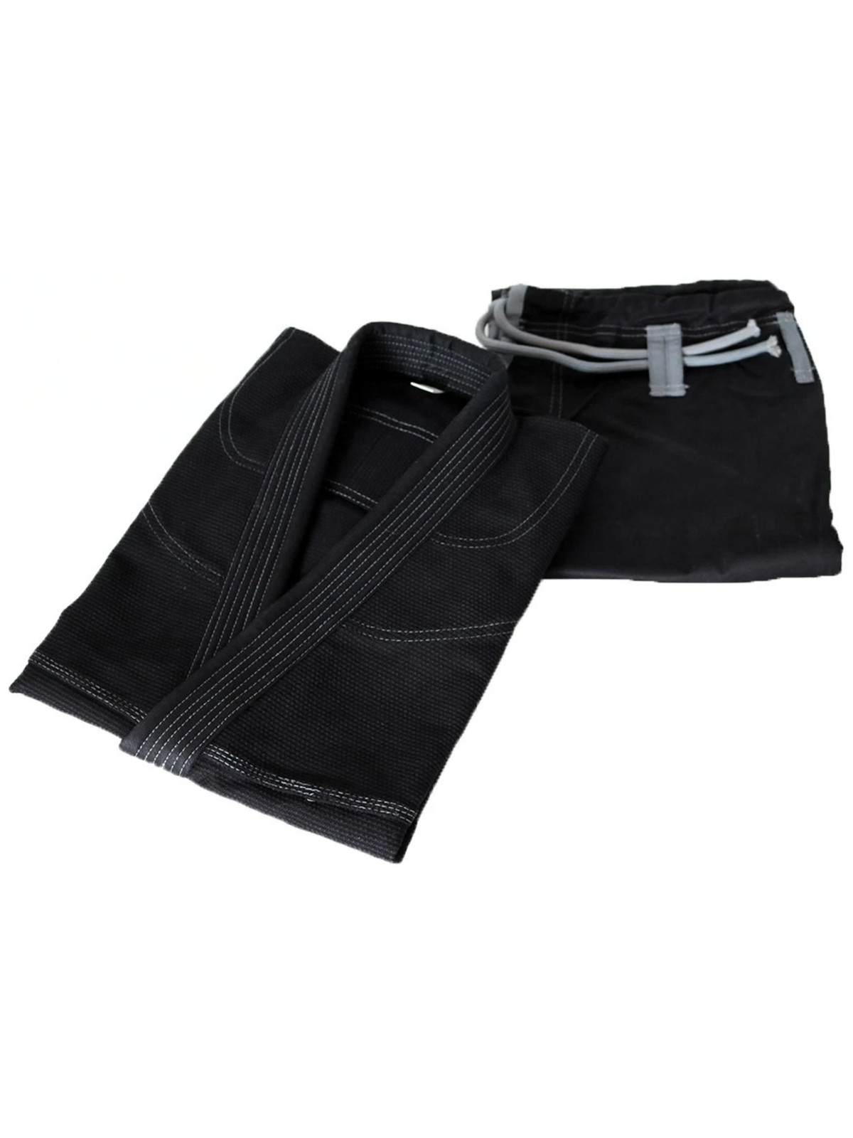 Thapur Sports Elite Brazilian Jiu Jitsu Gi Uniform – Black/Gray – Free Belt
