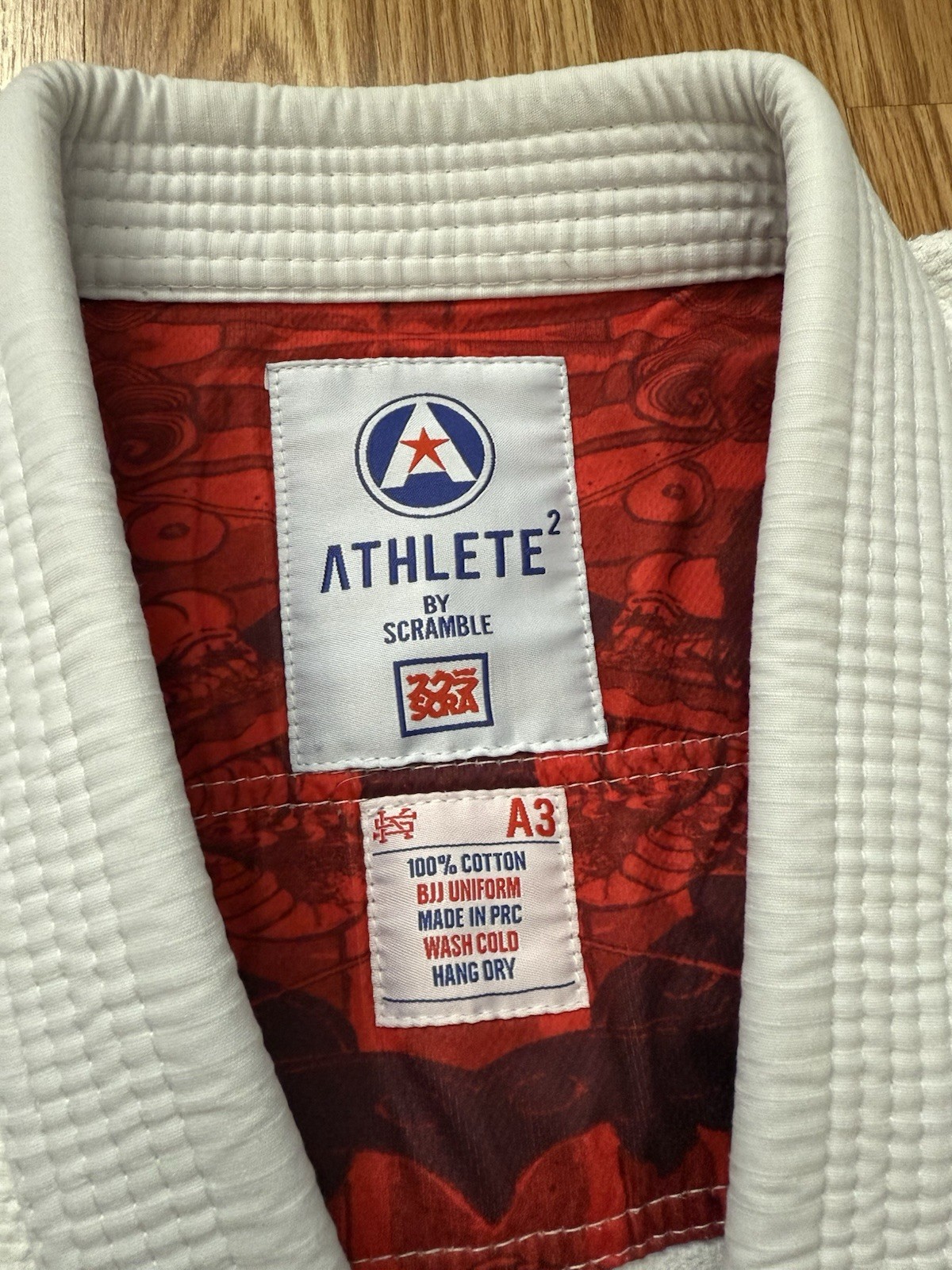 Scramble Athlete 2 BJJ Jiu-Jitsu Gi Uniform Set White Adult Unisex A3