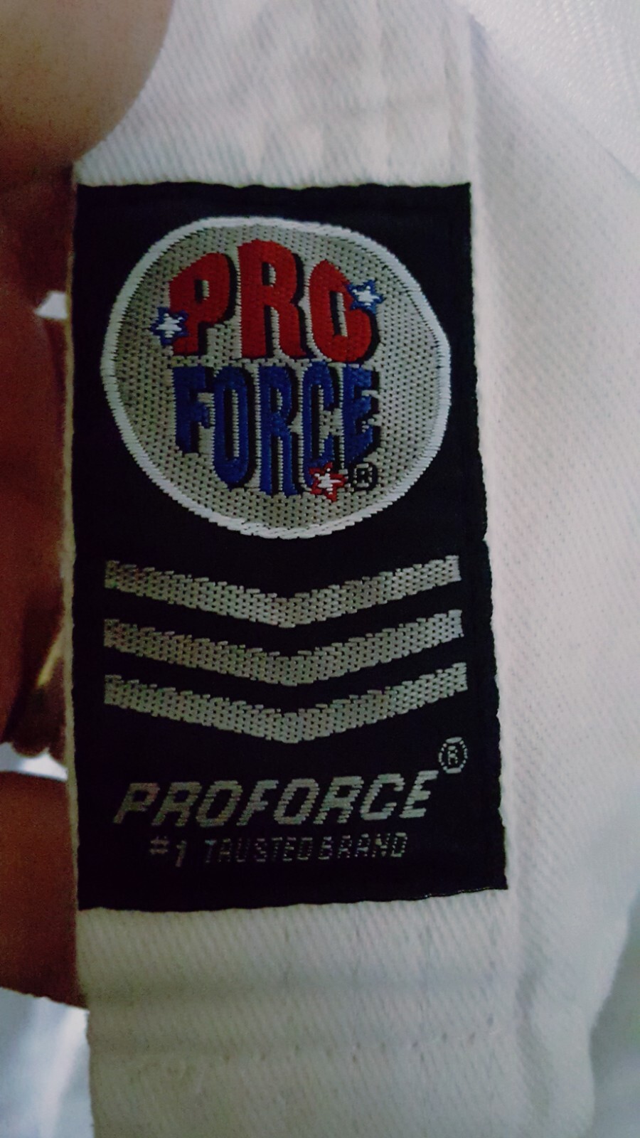 ProForce Karate Tae Kwon Do Uniform (Elastic Drawstring) Size 1, White