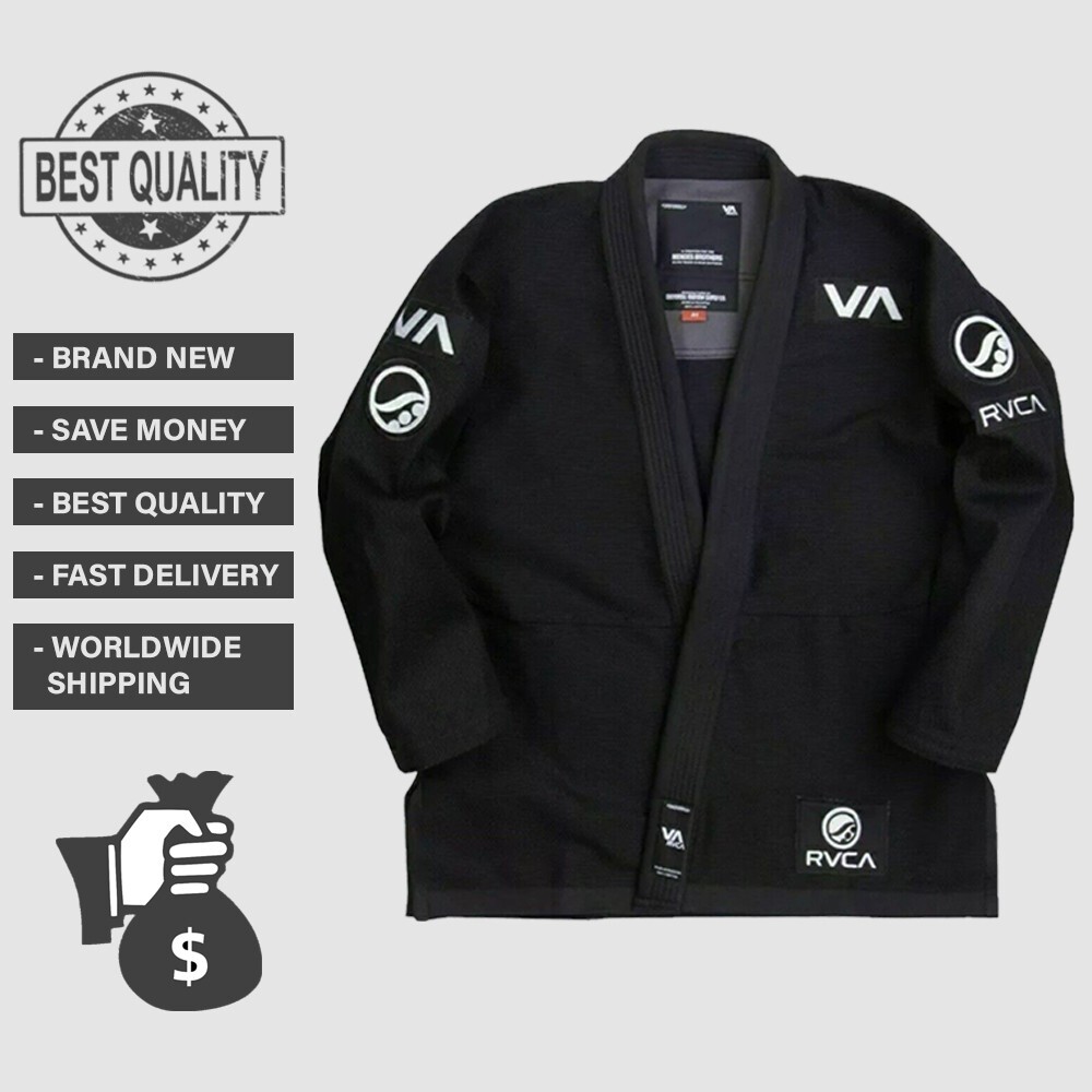 New Shoyoroll RVCA BJJ Gi Best Selling Black Jiu Jitsu Suit Batch# 60 With Bag