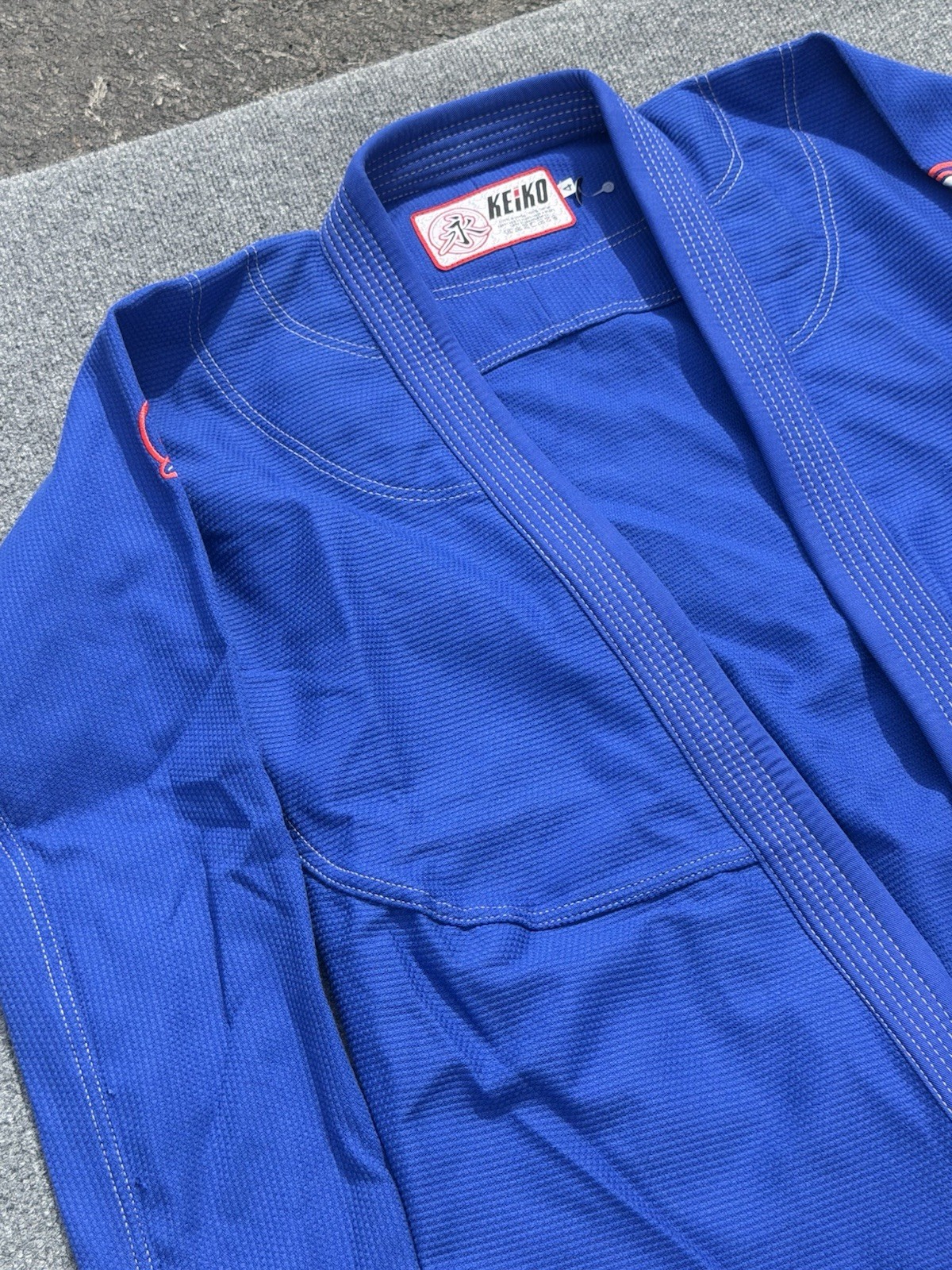 Keiko Raca Kimono Set Mens Brazilian Jiu-Jitsu Martial Arts Uniform Size 4 Blue