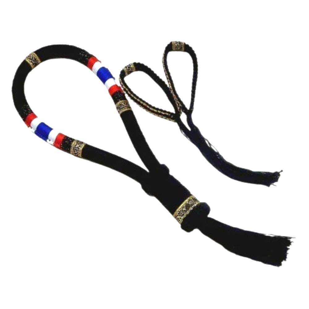 Mongkol Boxing Headband Color Black Handmade Traditional Armbands Premium Prajia