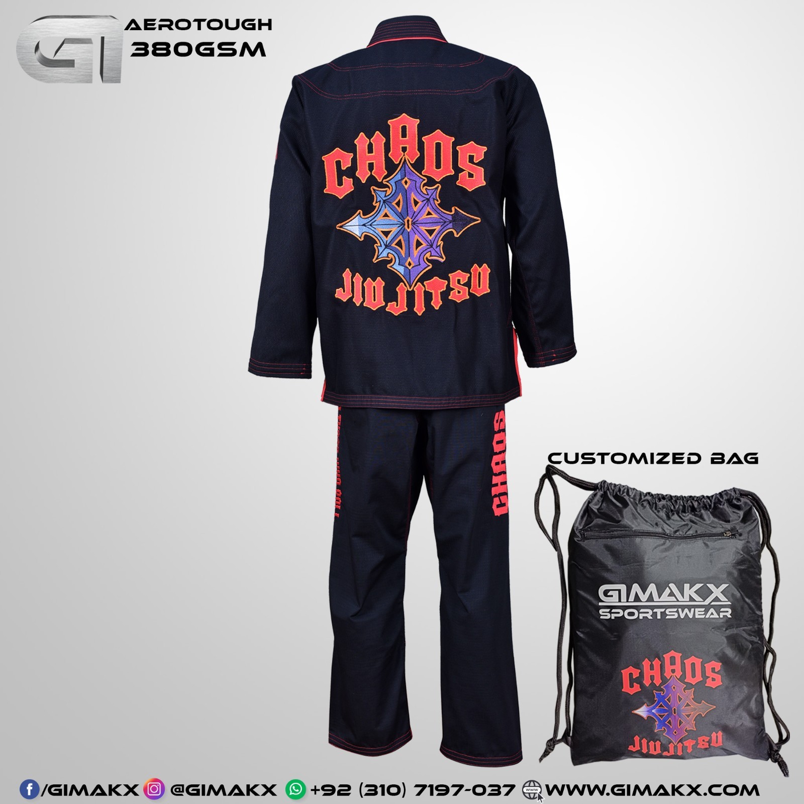 Gimakx GiPro Aerotough Premium BJJ Gi