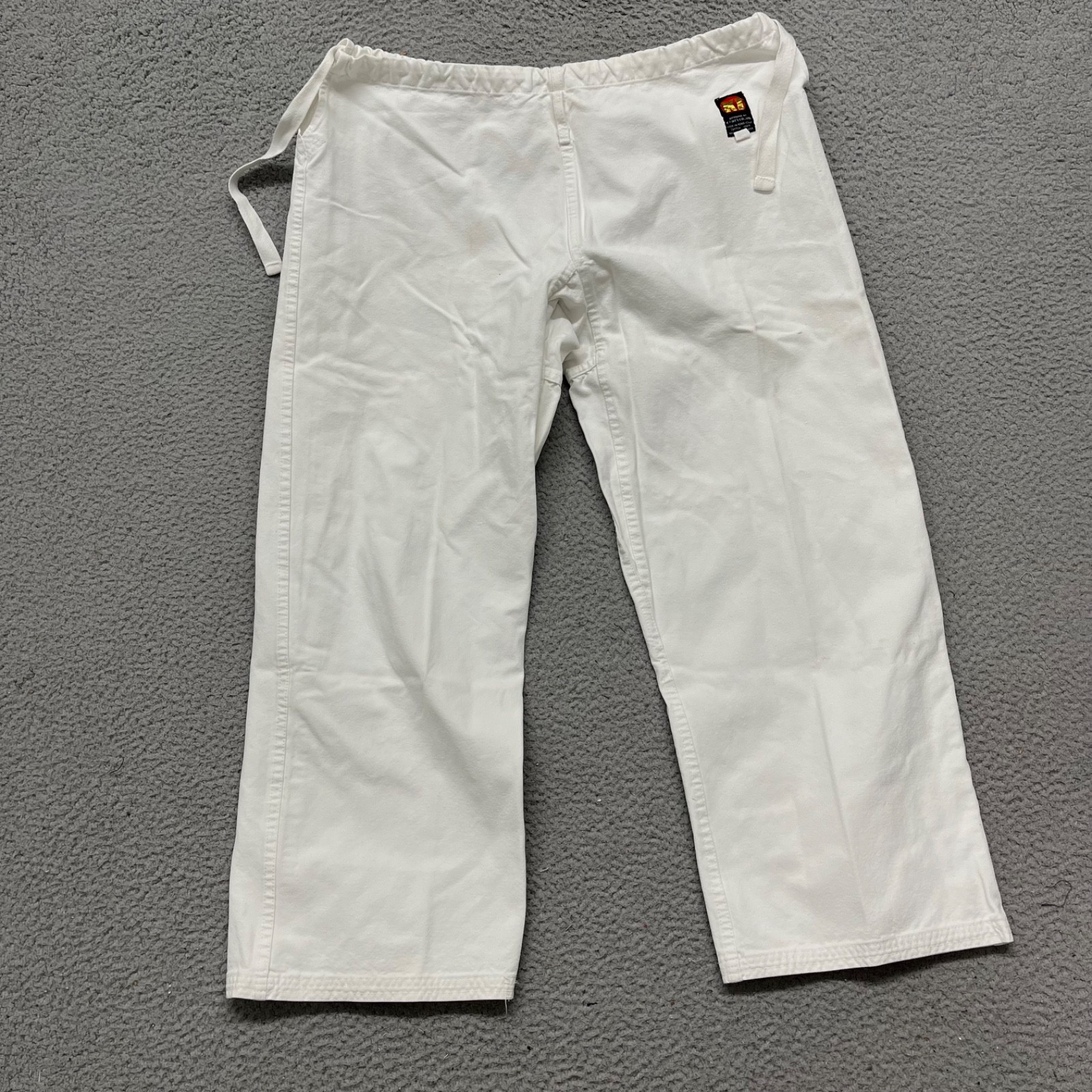 KI International Judo Gi Pants Size 5 White Cotton Martial Arts Uniform