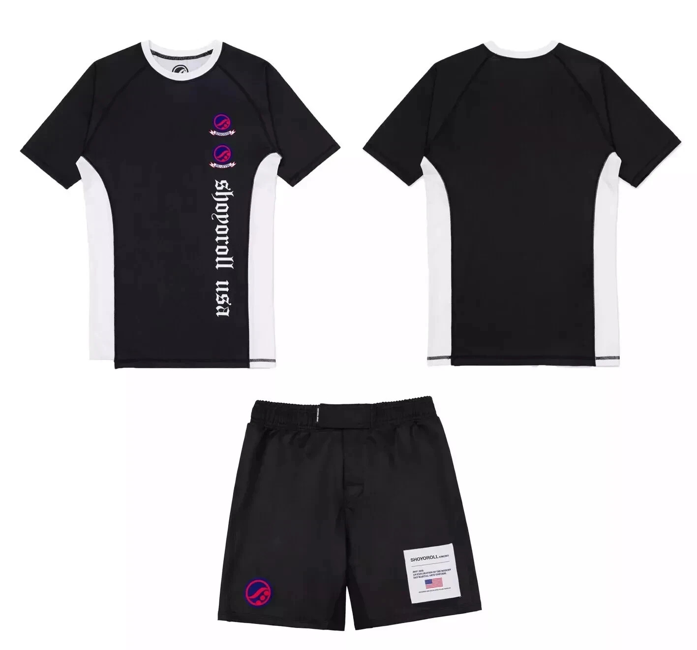 Shoyoroll Batch 151 Premium 24 Americana Rash Guard SS with Shorts