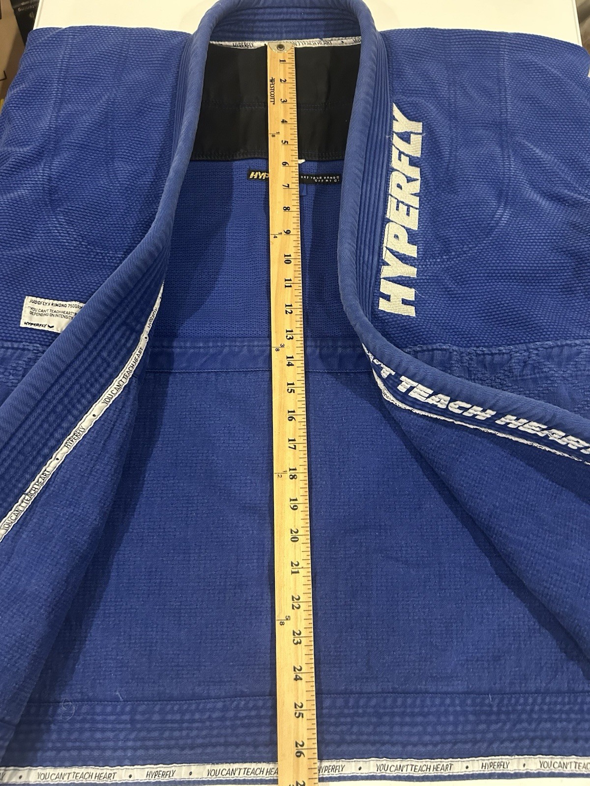 Hyperfly JudoFly X BJJ Premium Gi Men’s Size A1 (Medium) Canvas Blue Top Only