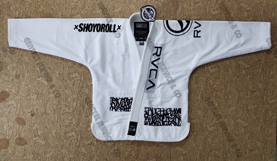 White Brazilian jiu jitsu Uniform custom made high quality A3 size BJJ Kimono