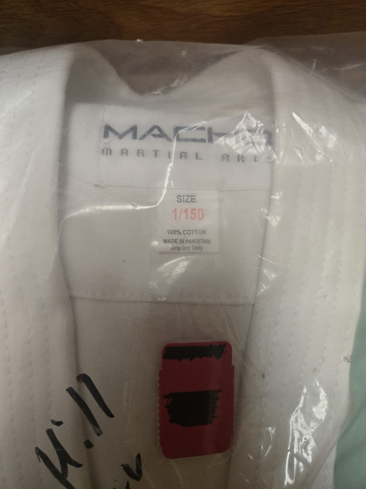 Macho Martial Arts Sparring Uniform Size 1/150 Jacket & Pants White Youth Unisex