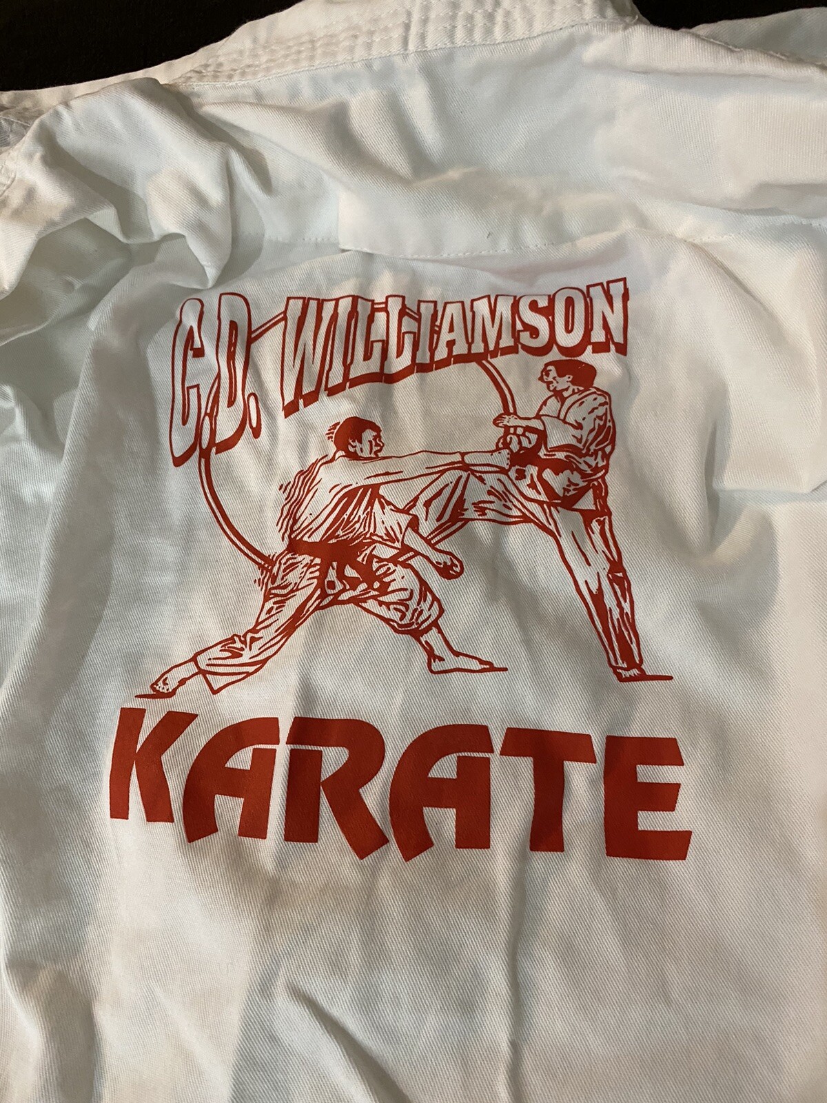 THE BOLD LOOK KARATE UNIFORM JACKET & PANT WHITE SIZE 4 Kids Karate 🥋