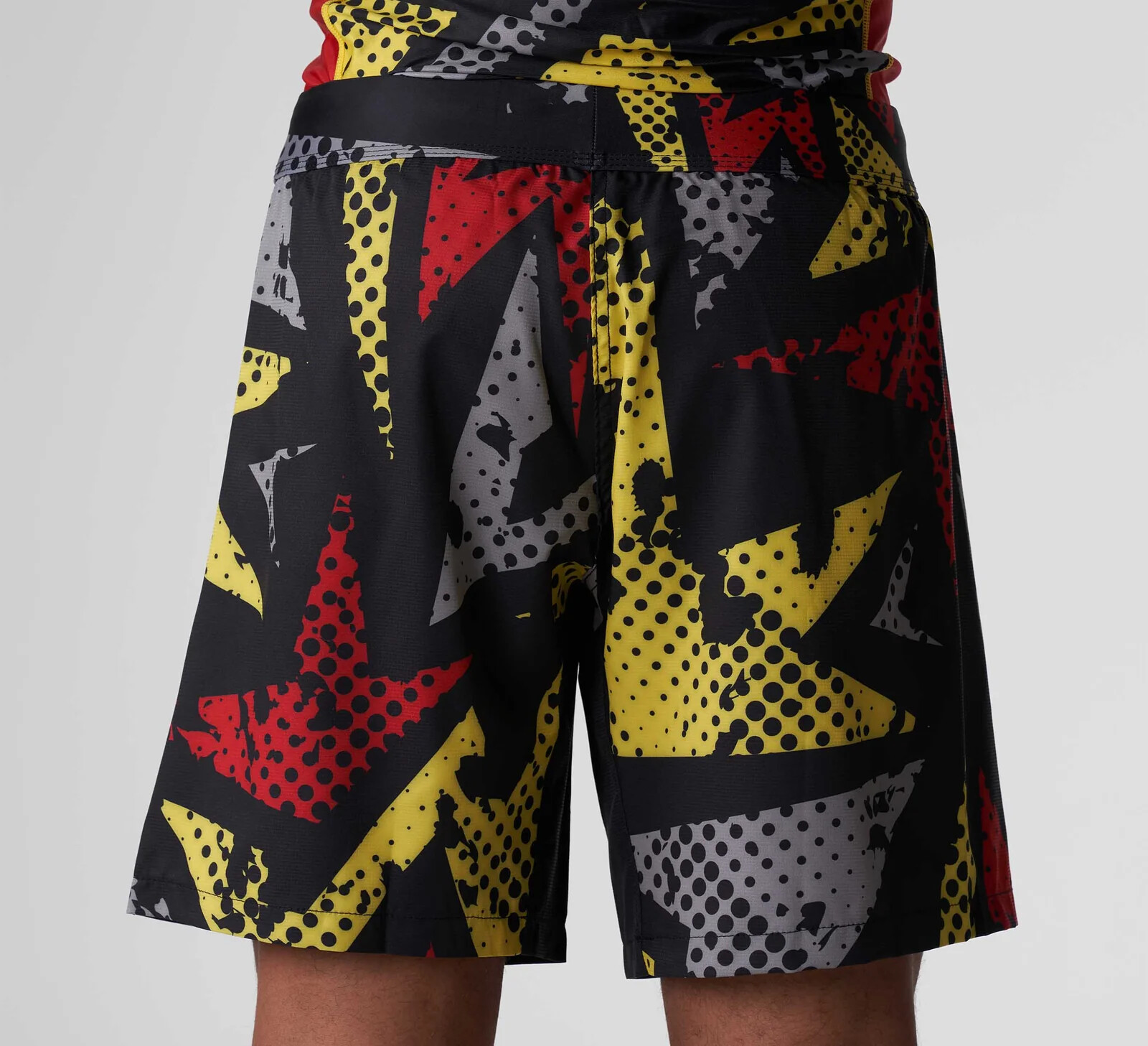 Fuji Black/Yellow Flex Lite MMA BJJ Jiu Jitsu Short Sleeve SS Rashguard