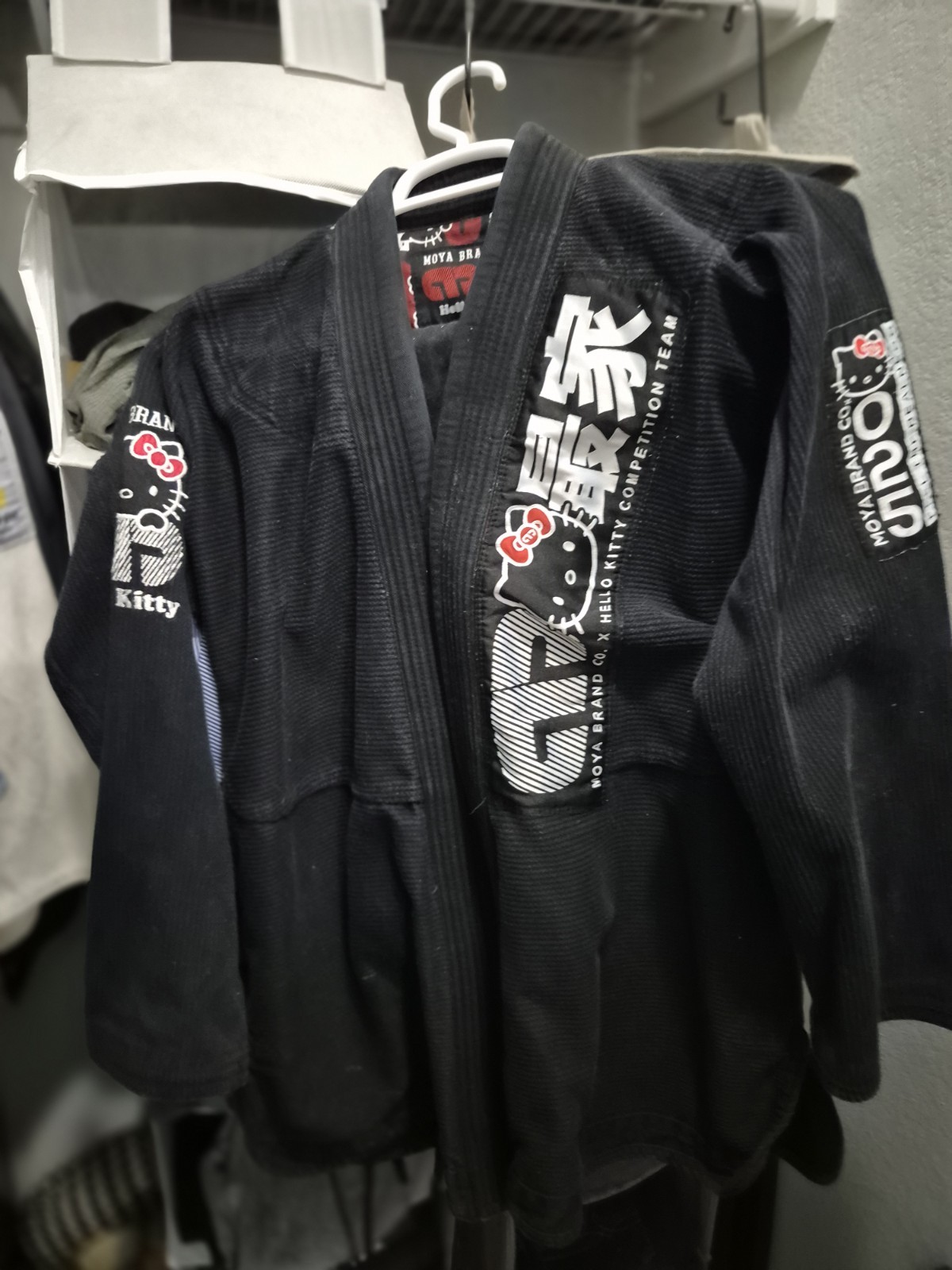 Special Edition Moya Brand Co. Hello Kitty Competition Jiu-Jitsu Gi Black A1