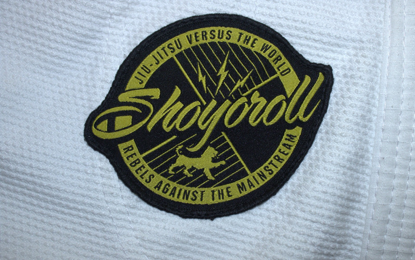 Shoyoroll Premium Jiu‑Jitsu Gi Men’s Size A3 White BJJ Kimono Jacket Embroidered