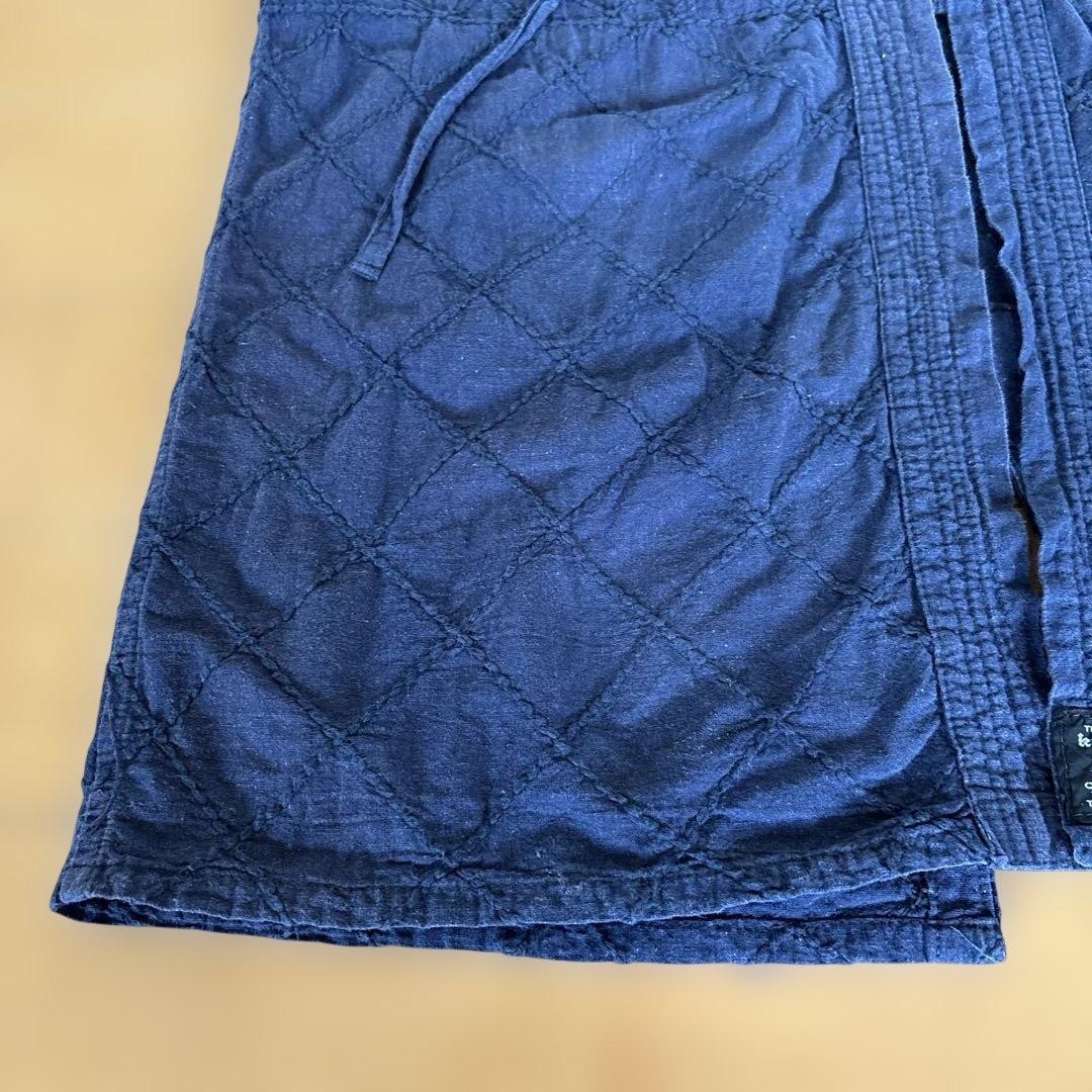 Japanese Kendo Gi Jacket Kozuchi Showa Retro Navy Sashiko Practice Wear