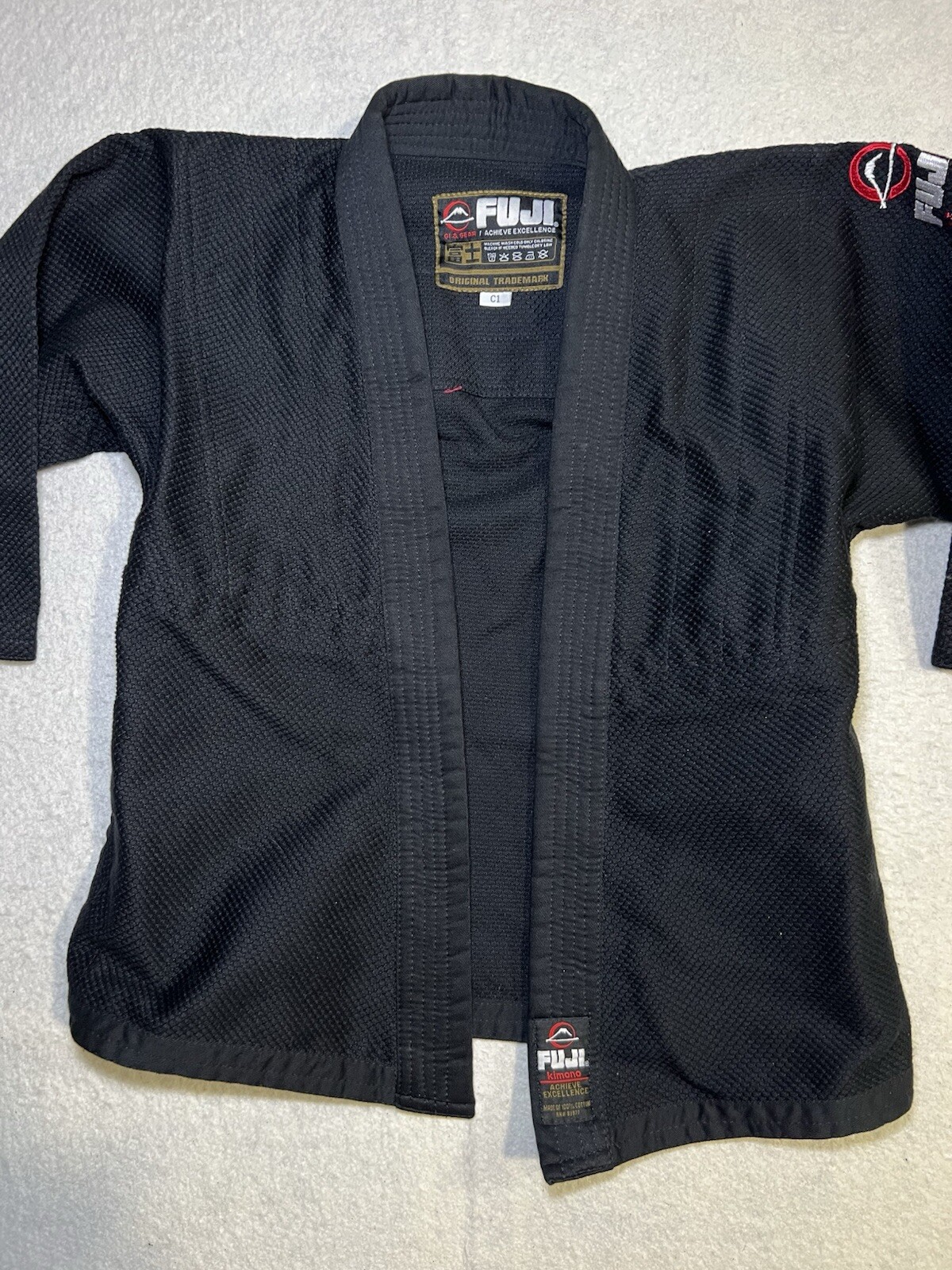 fuji gi and gear sz C1 kimimono athletic Jiu Jitsu fighter mma youth