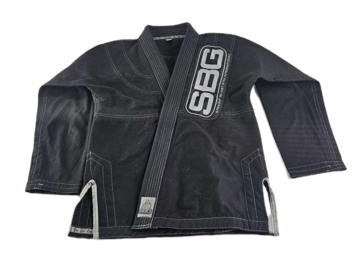 SBG Gi Youth Child Black W1 Straight Blast Gym MMA Martial Arts JuJitSu