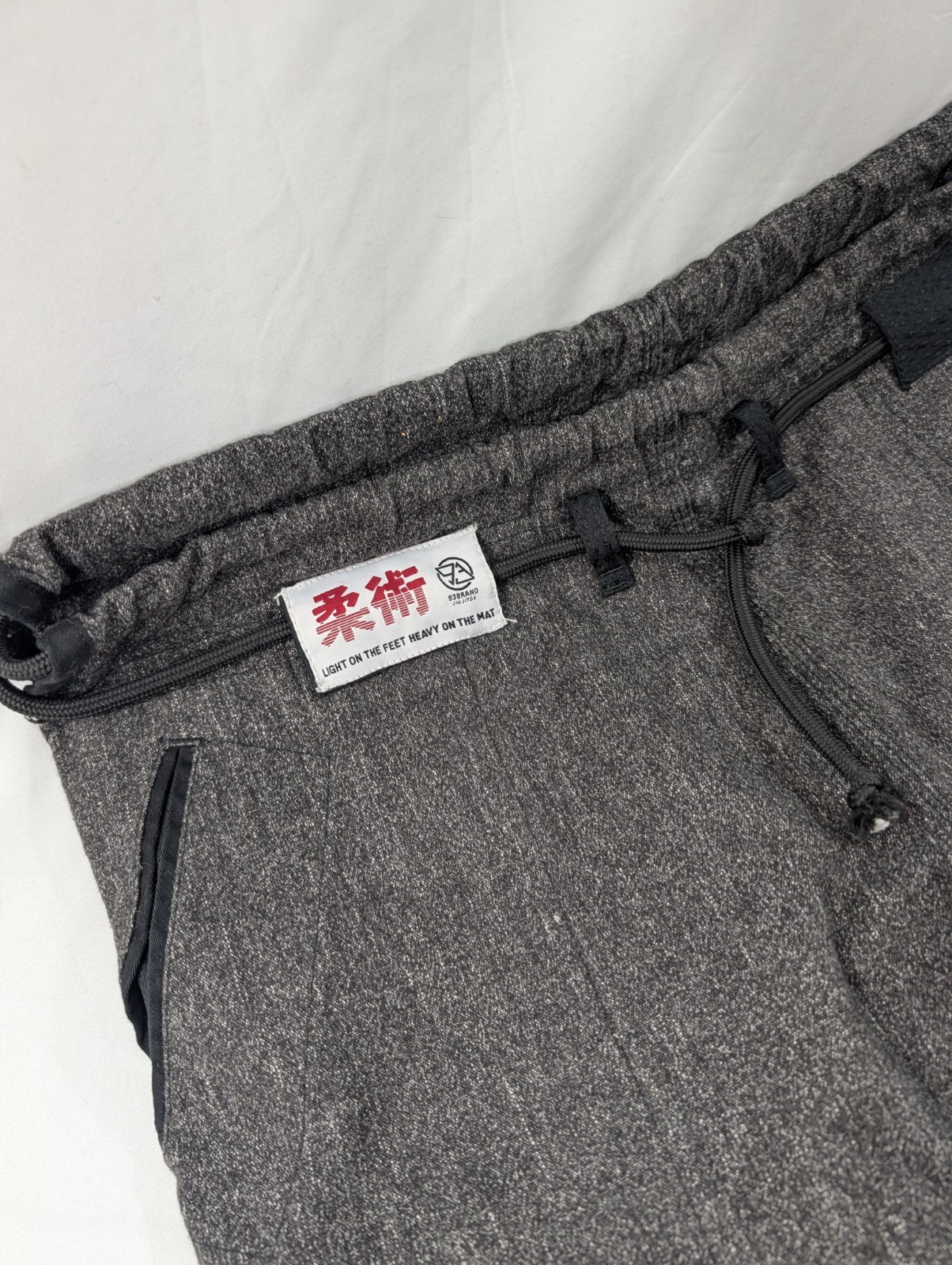 93 Brand Pants Adult A1 Gray Jiu Jitsu Cotton Drawstring Martial Arts Gi