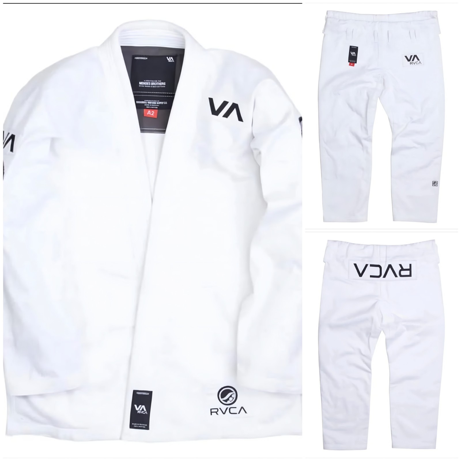 New BJJ Gi Shoyoroll Cut RVCA V2 Batch 60 BJJ Kimono Uniform 450 GSM with Bag
