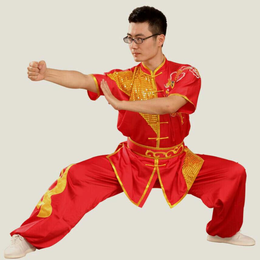 Martial Arts Suit Silk Kung Fu Tai Chi Uniform Wushu Wing Chun Shao Lin Clothes