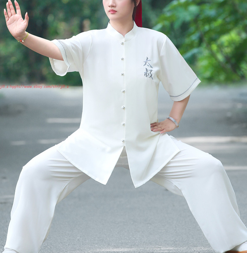 Tai Chi Clothes Set Kung Fu Uniform morning exercise Men Women martial arts Suit