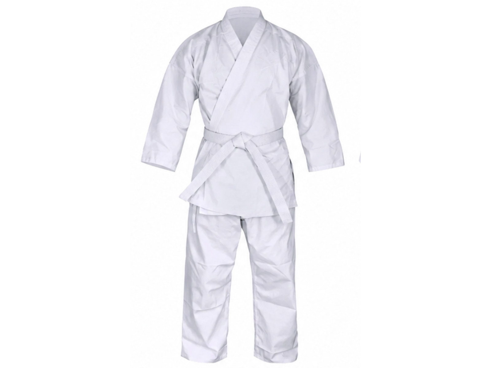 Karate Gi Uniform Adult Kids Martial Arts Suit Lightweight w/ White Belt gift