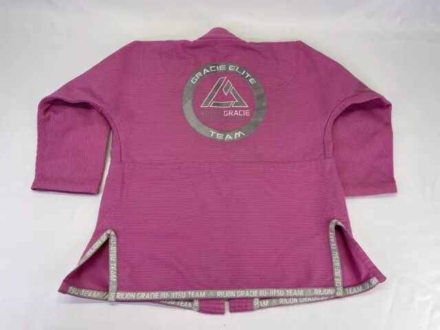 Rilion Gracie Gi Top M2 Pink MMA JuiJitsu Size 0