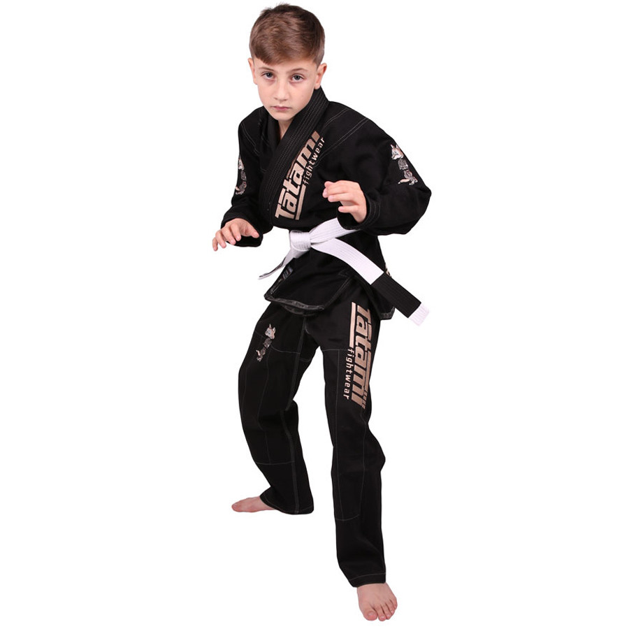 Tatami Fightwear Meerkatsu Kids Animal BJJ Gi – Black