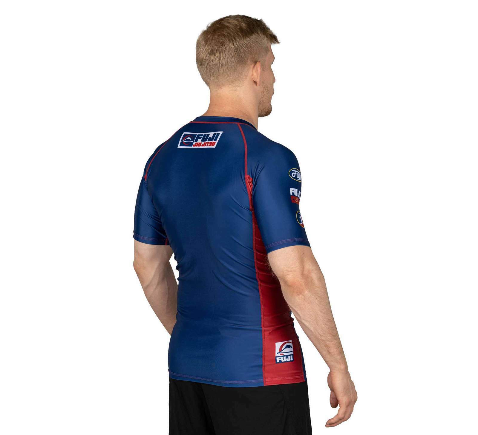 Fuji XTR Extreme MMA BJJ Jiu Jitsu ShortSleeve Short Sleeve Rashguard Navy Blue
