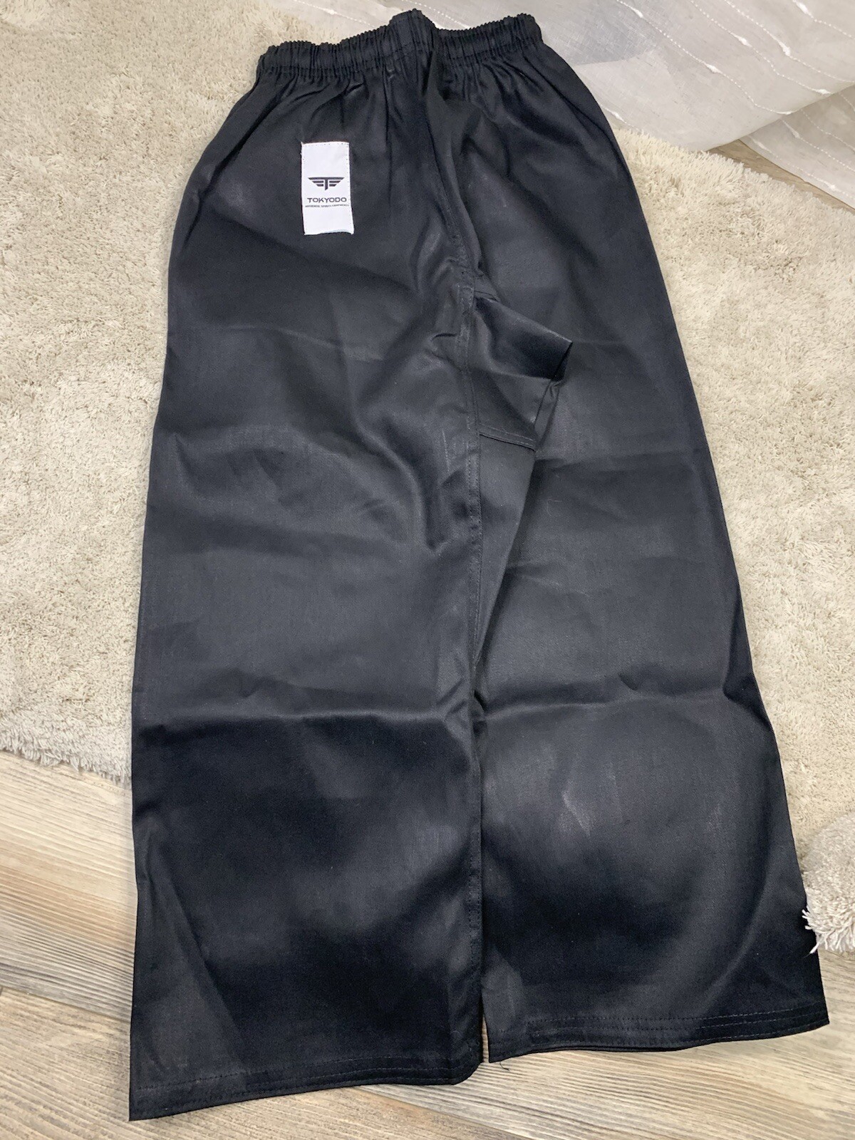 Tokyodo Karate & Taekwon Pants Medium Weight Black 1/140 NEW