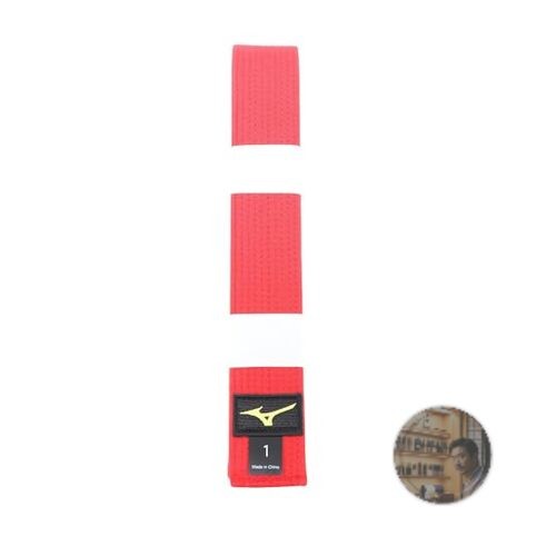 Mizuno Judo Belt Red Size 2 Cotton Twill Weave Martial Arts Practice New