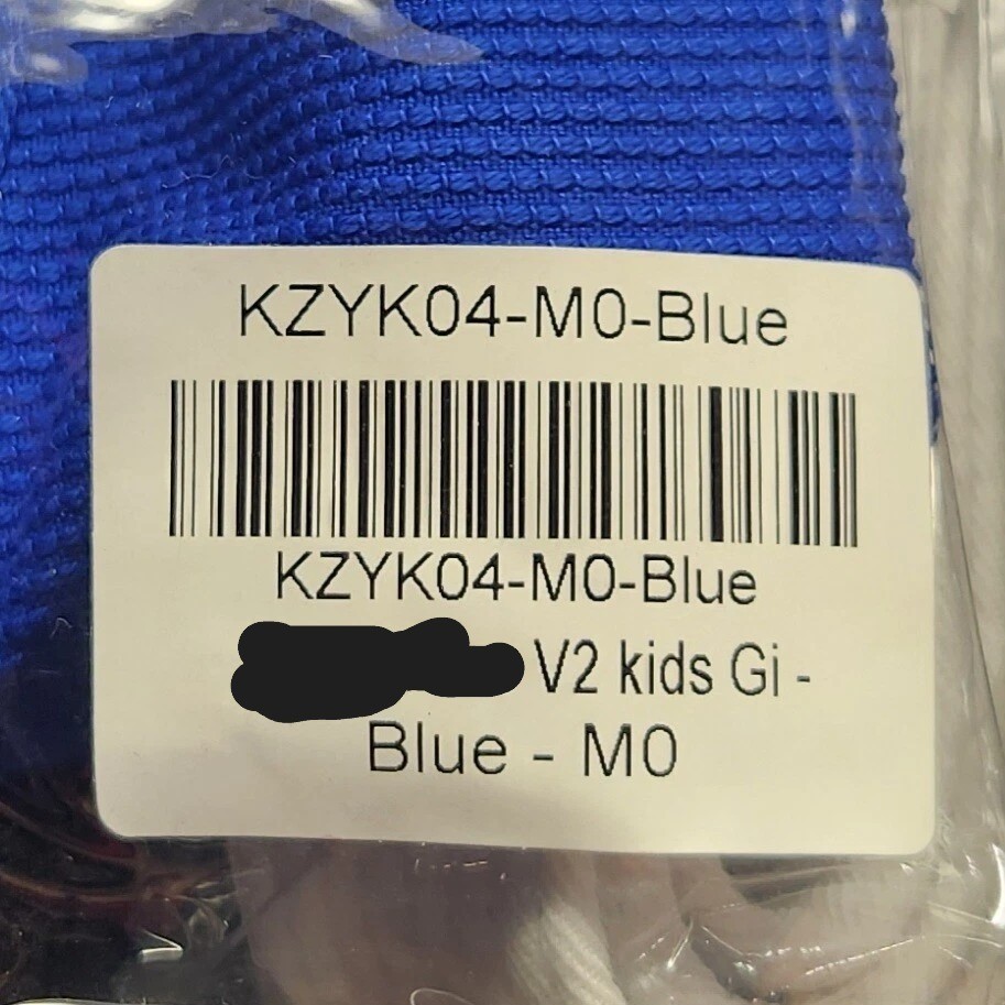 Jiu Jitsu Gi Blue M1 M2 M0 Child Karate Uniform KZYK04