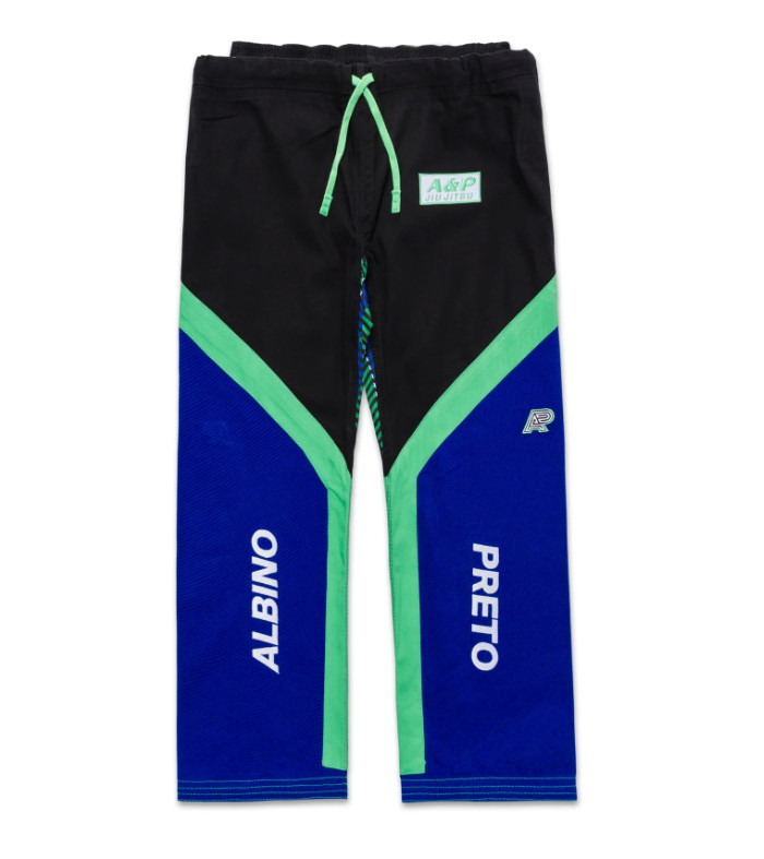 Albino & Preto Accelerate Pearl Weave with Canvas Trims Reserve BJJ Quality Gi