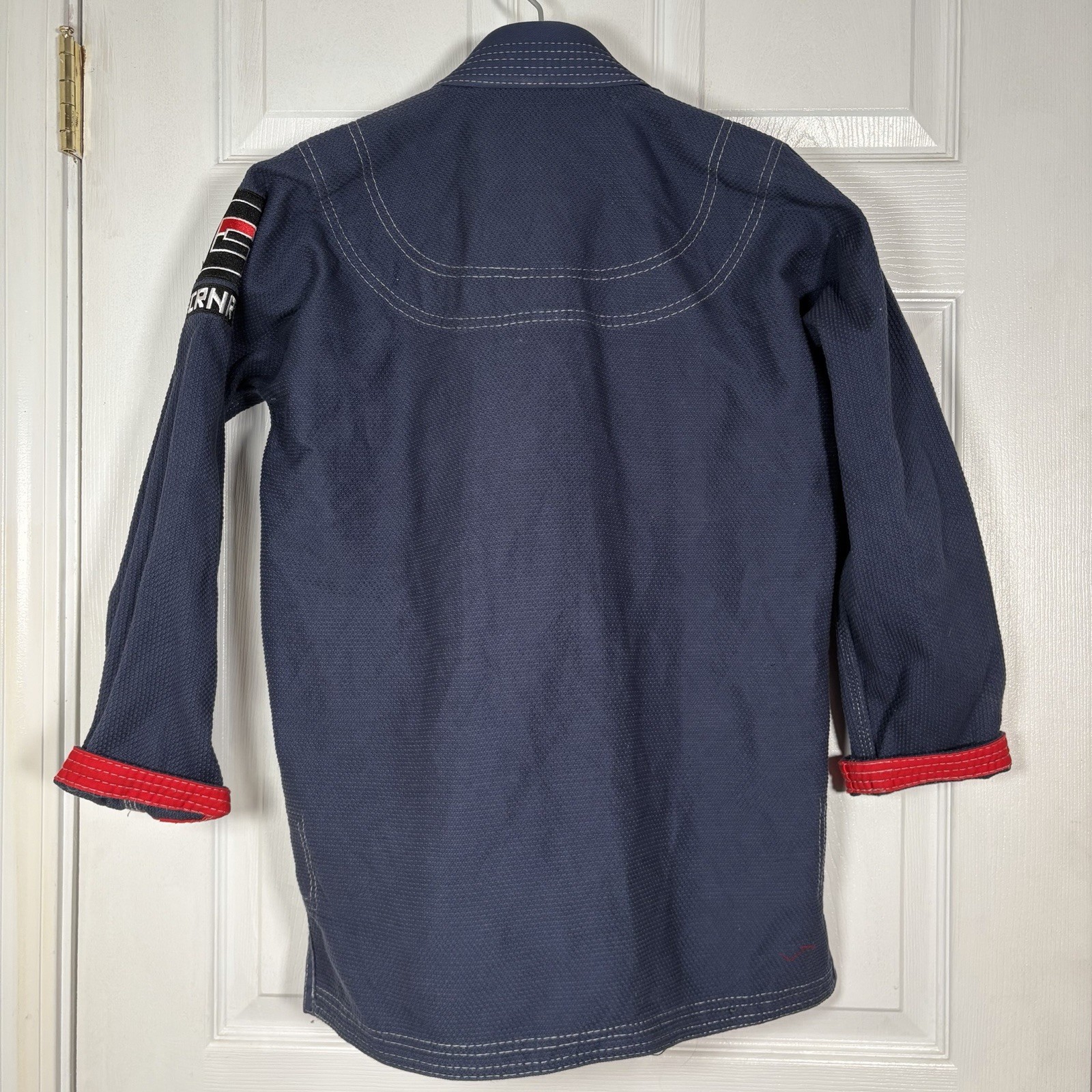 CRNR Combat Corner BJJ Gi Jacket Blue A2 Jiu Jitsu Kimono Top IBJJF Cotton