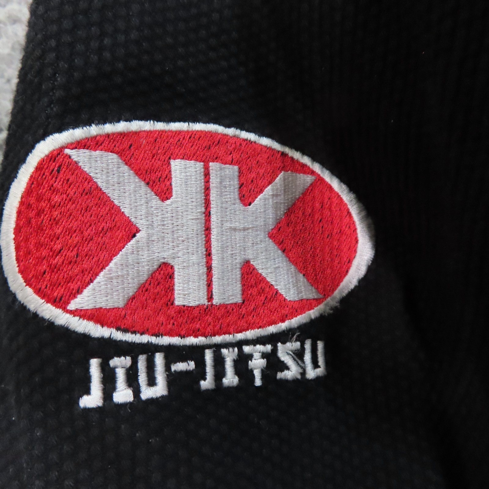 Kozen Official Jiu Jitsu Unisex A3 Black Red Kimono Standard Fighter Embroidered